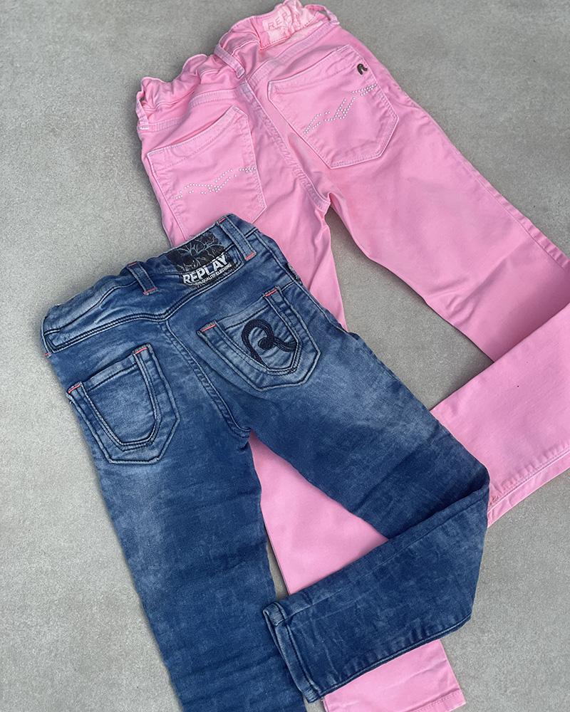 Children's jeans Replay SUPER SKINNY pink