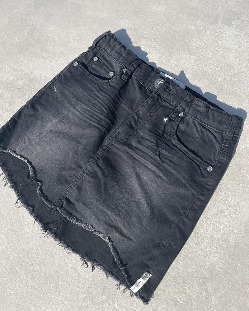 Children's skirt OneTeaspoon denim black