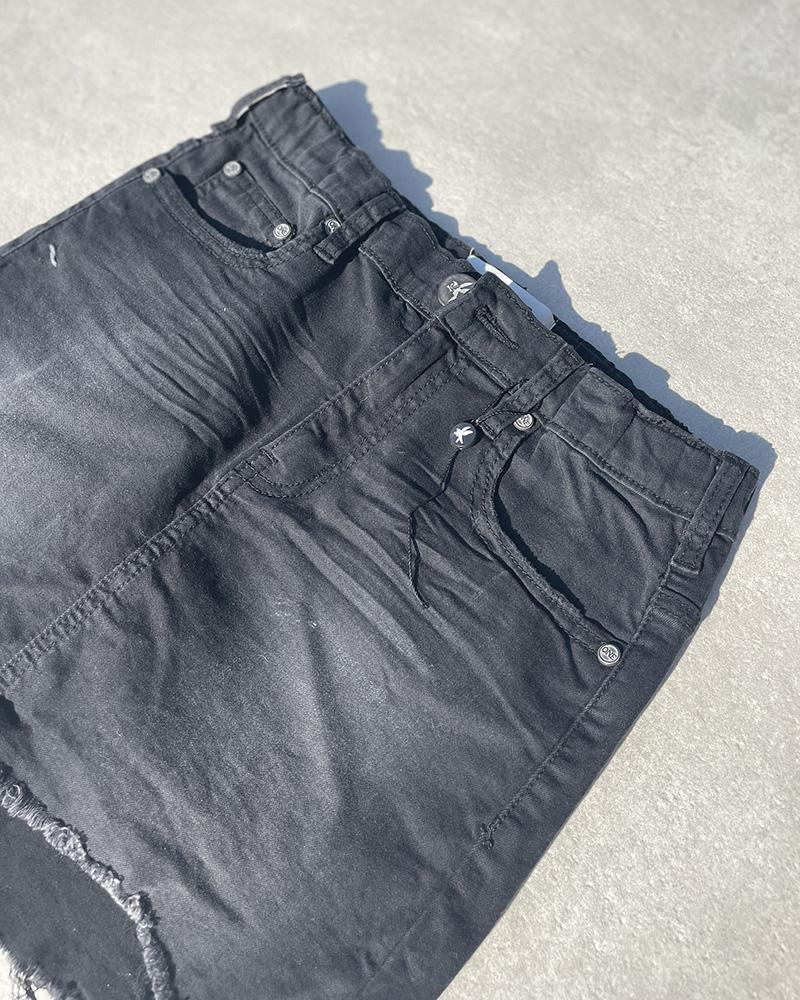 Children's skirt OneTeaspoon denim black